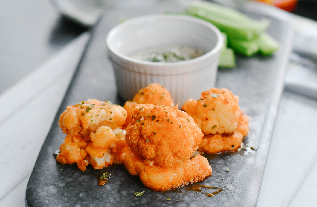 Crispy Buffalo Cauliflower